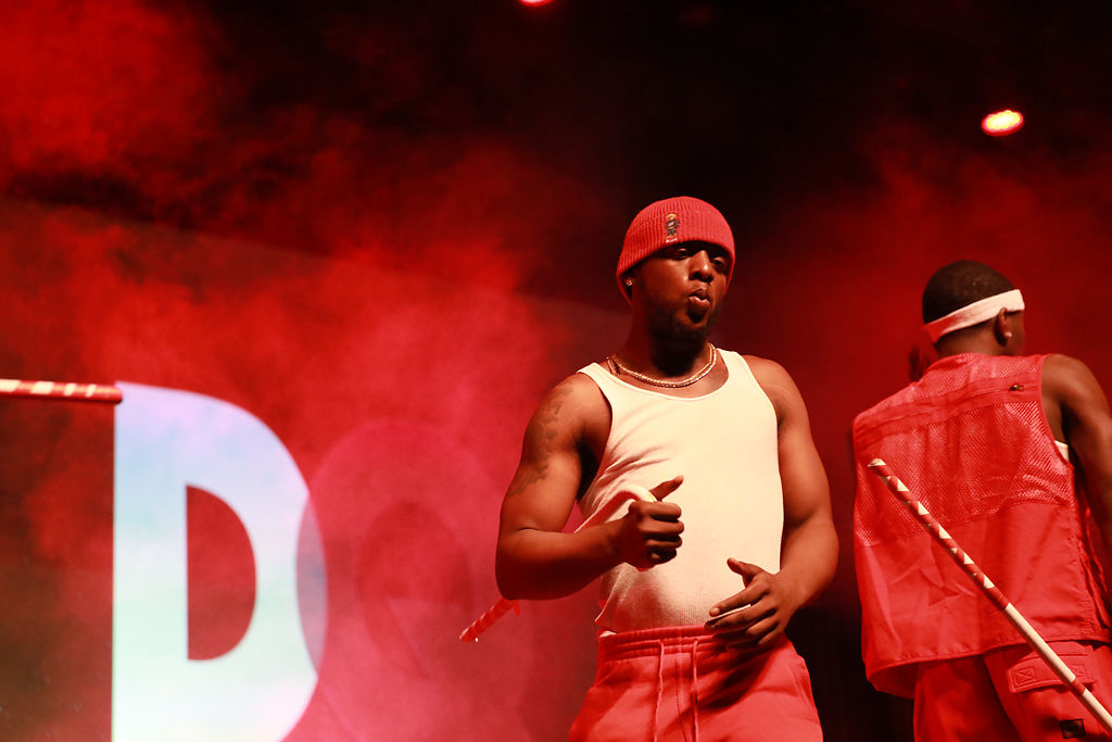 Christian Bell of Kappa Alpha Phi performs at the Step Show